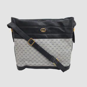 Monogram Printed Leather Handbag