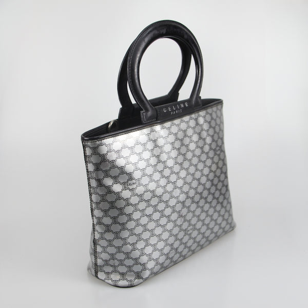 Macadam Patent Leather Top Handle Bag