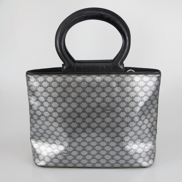 Macadam Patent Leather Top Handle Bag