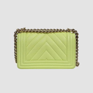 Le Boy Chevron Small Flap Bag