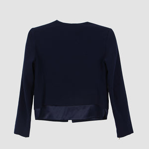 Sandro Navy Blue Spring Summer 2021 Short Jacket