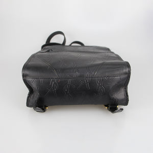 Black Opium Leather Backpack