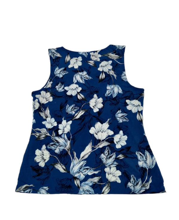 Floral-Print Sleeveless Top