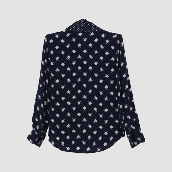 Star Design Long Sleeve Top