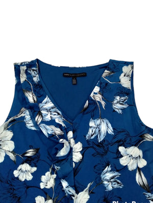 Floral-Print Sleeveless Top