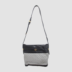 Monogram Printed Leather Handbag