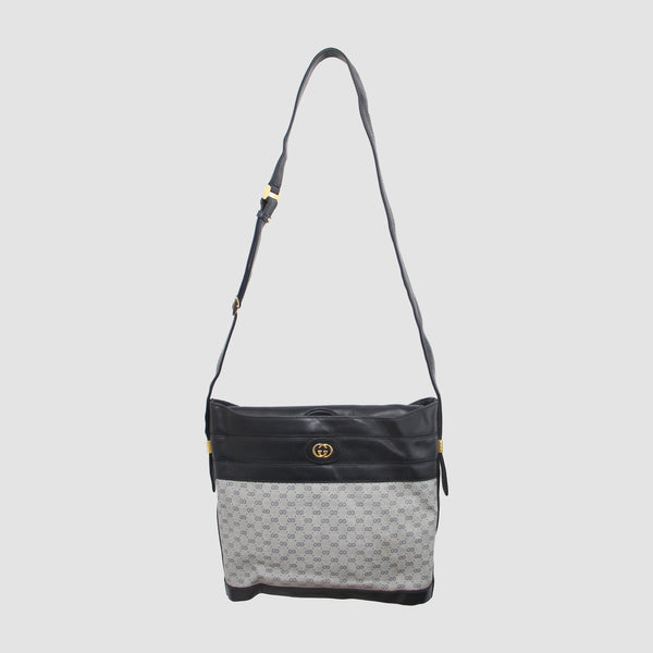 Monogram Printed Leather Handbag