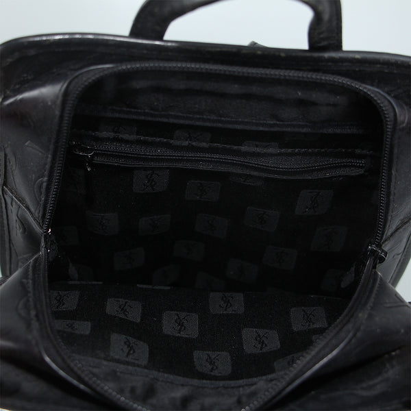 Black Opium Leather Backpack