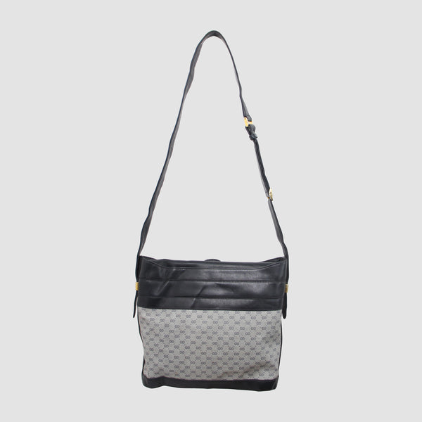 Monogram Printed Leather Handbag