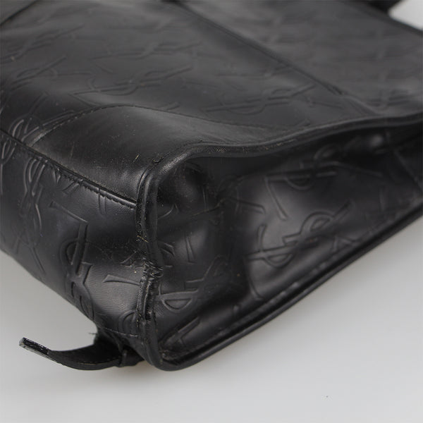 Black Opium Leather Backpack