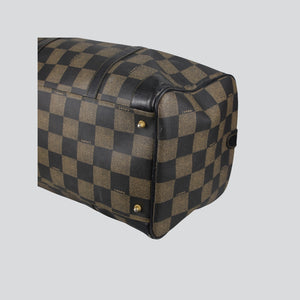 Pequin Check Boston Bag