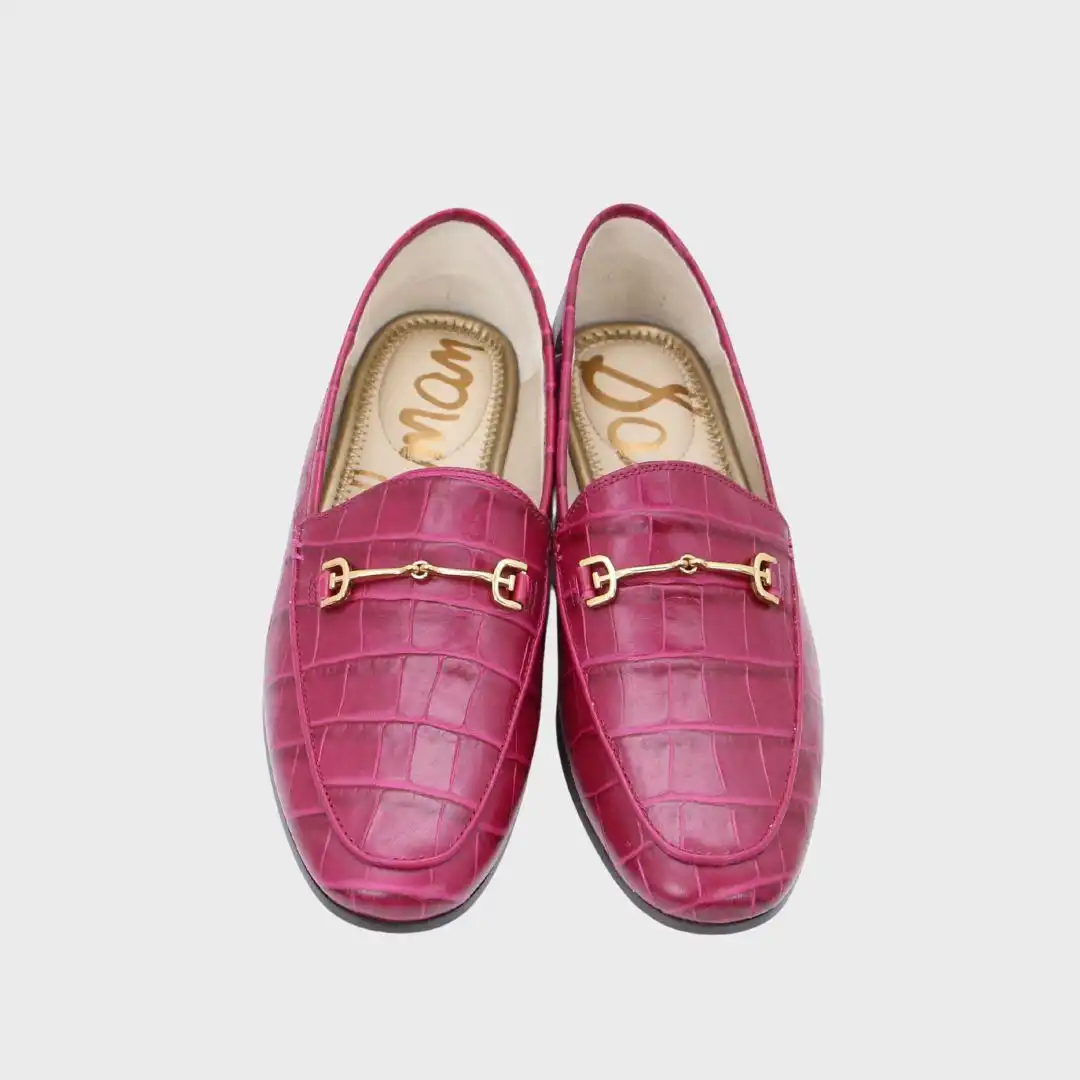 Sam Edelman Pink Rouge Loraine Horsebit Loafer