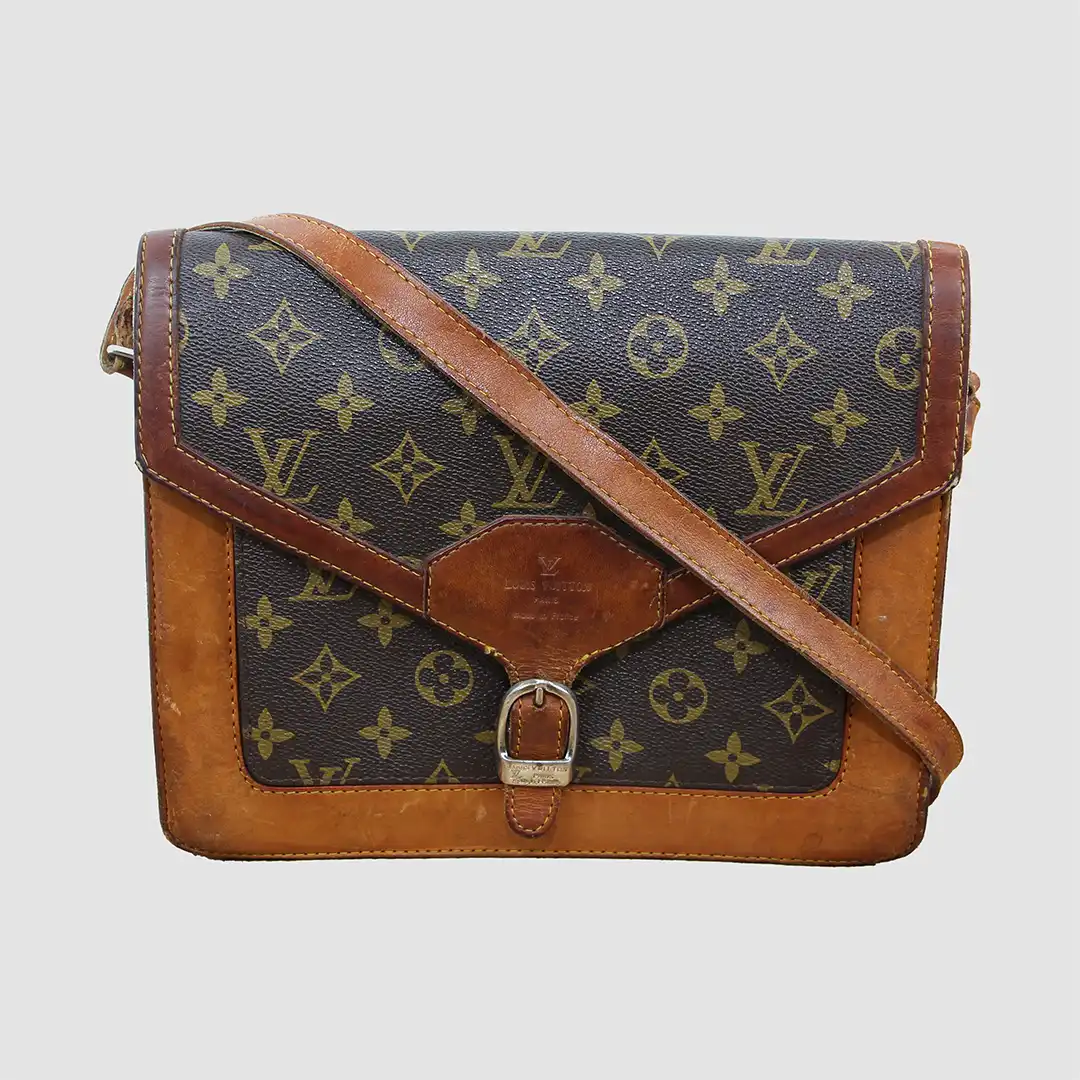 Louis Vuitton Brown Monogram Canvas Sologne Bag