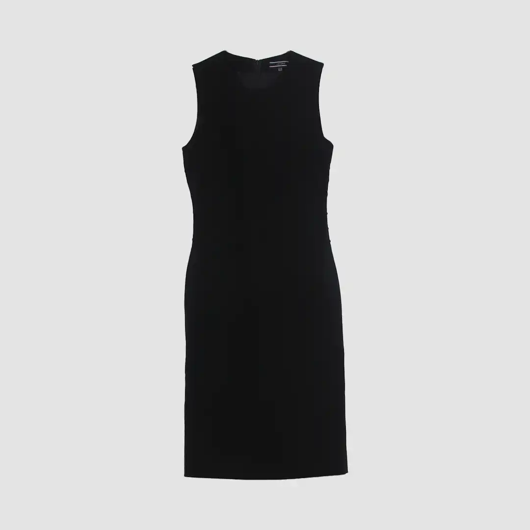 Joseph Black Sleevless Midi Dress