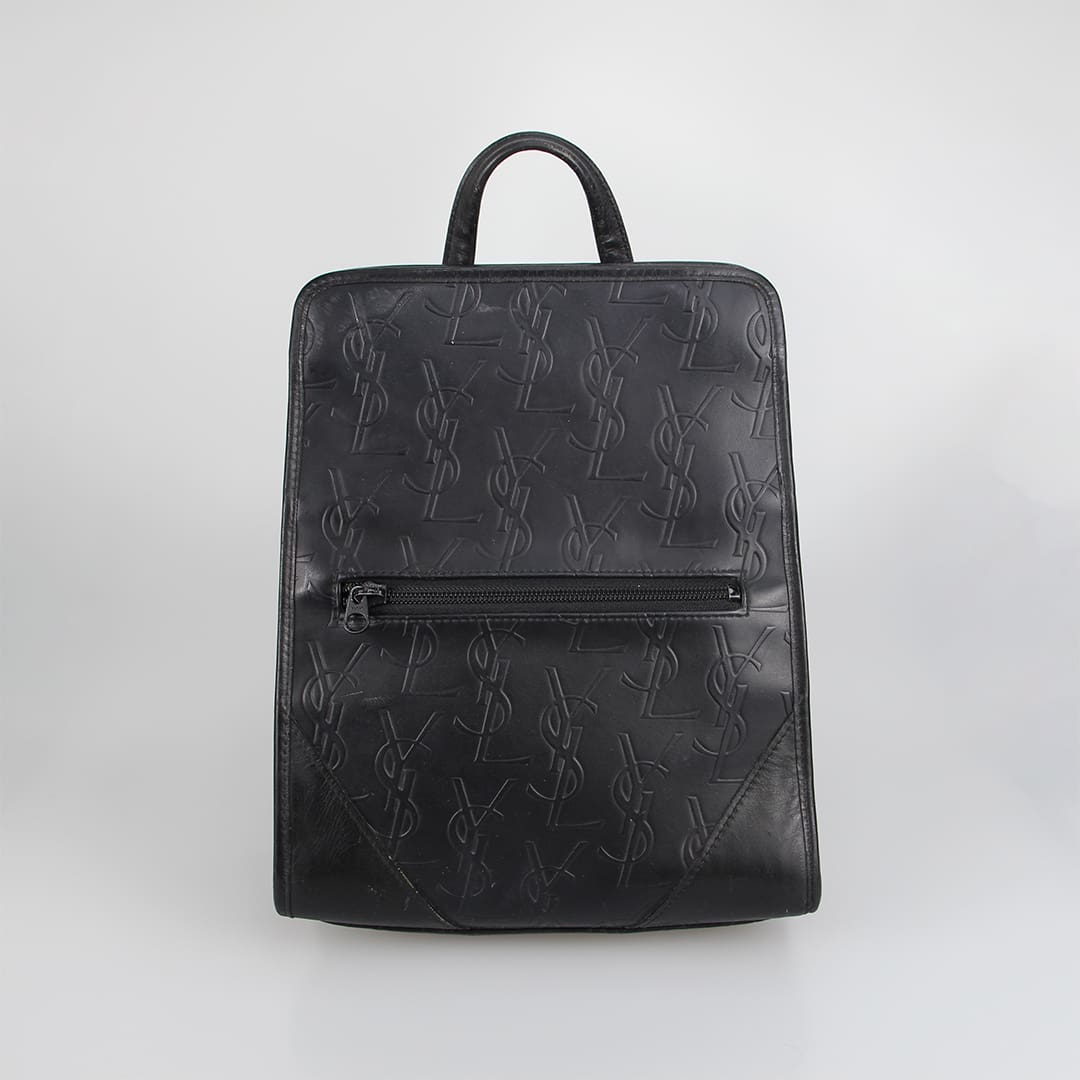 Yves Saint Laurent Black Opium Leather Backpack