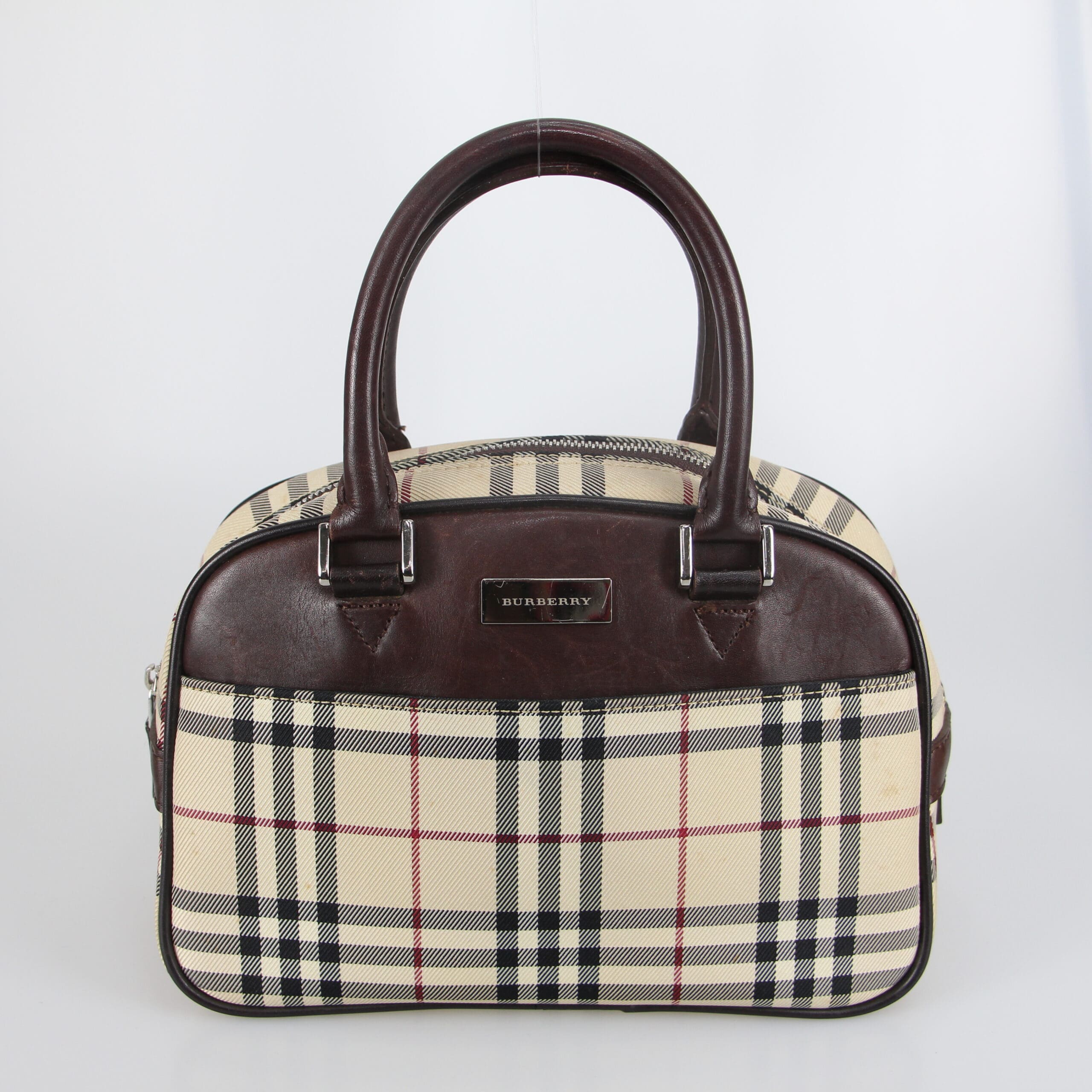 Burberry House Check jacquard Bowler Handbag