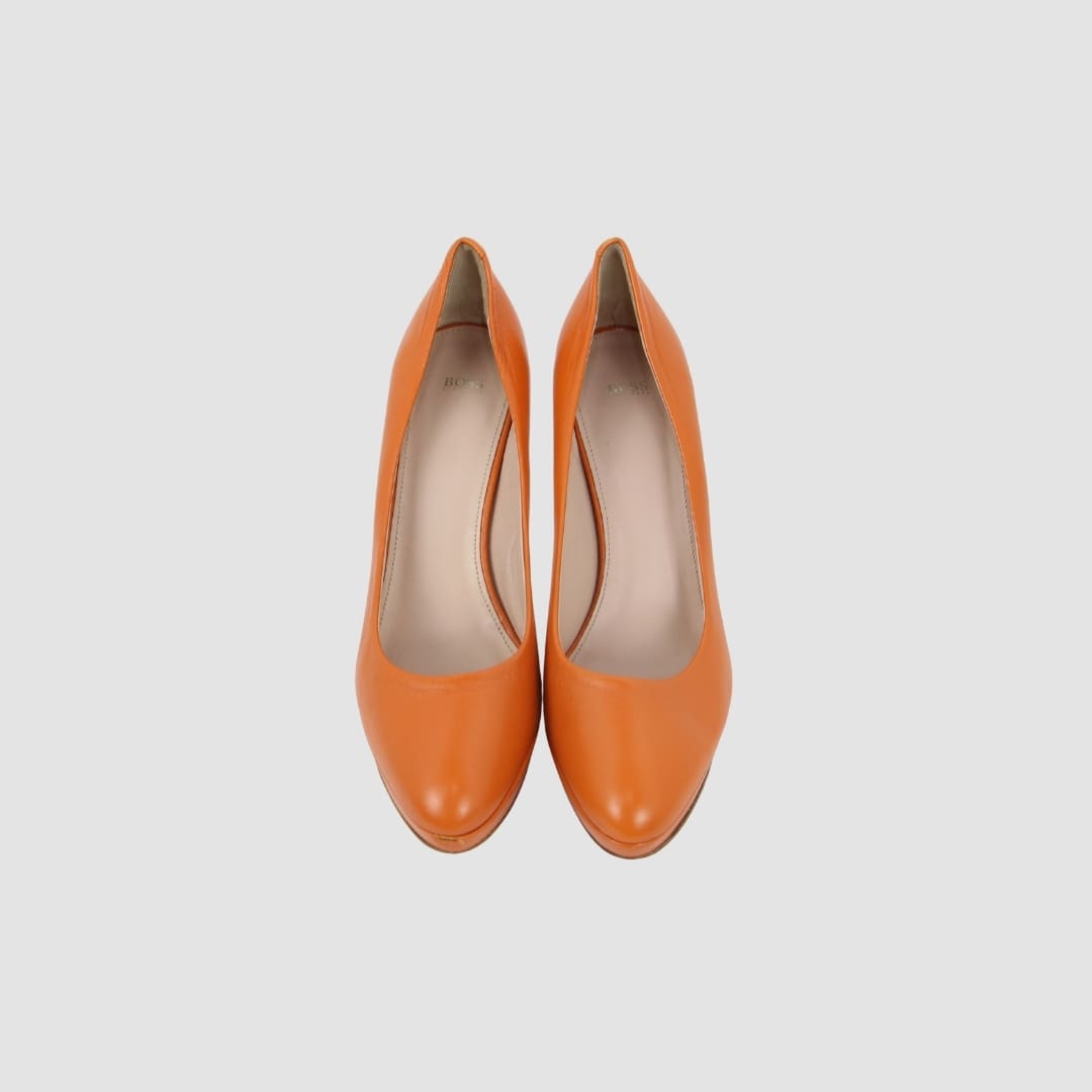 Boss Hugo Boss Orange Leather Heels